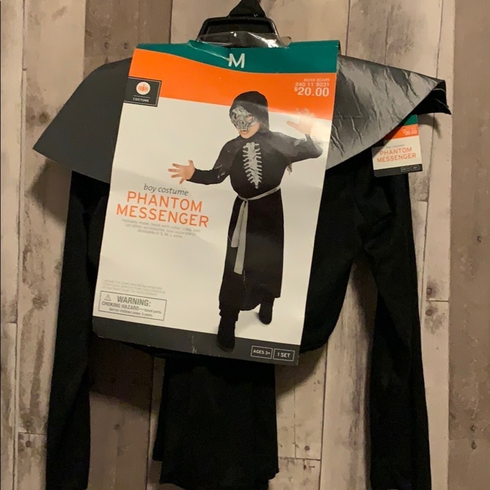 Phantom Messenger Scary Boy’s Costume 6-8 NEW